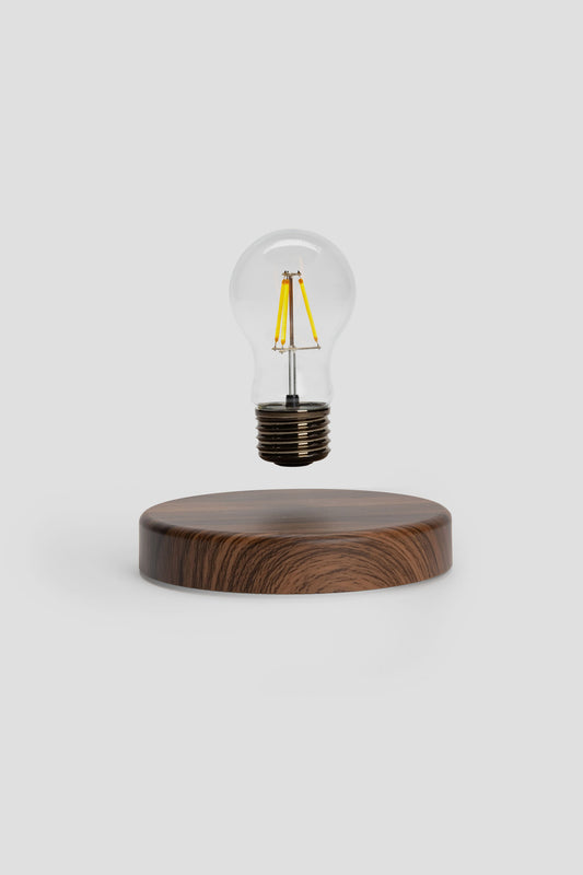 Minimalist Levitating Light Bulb