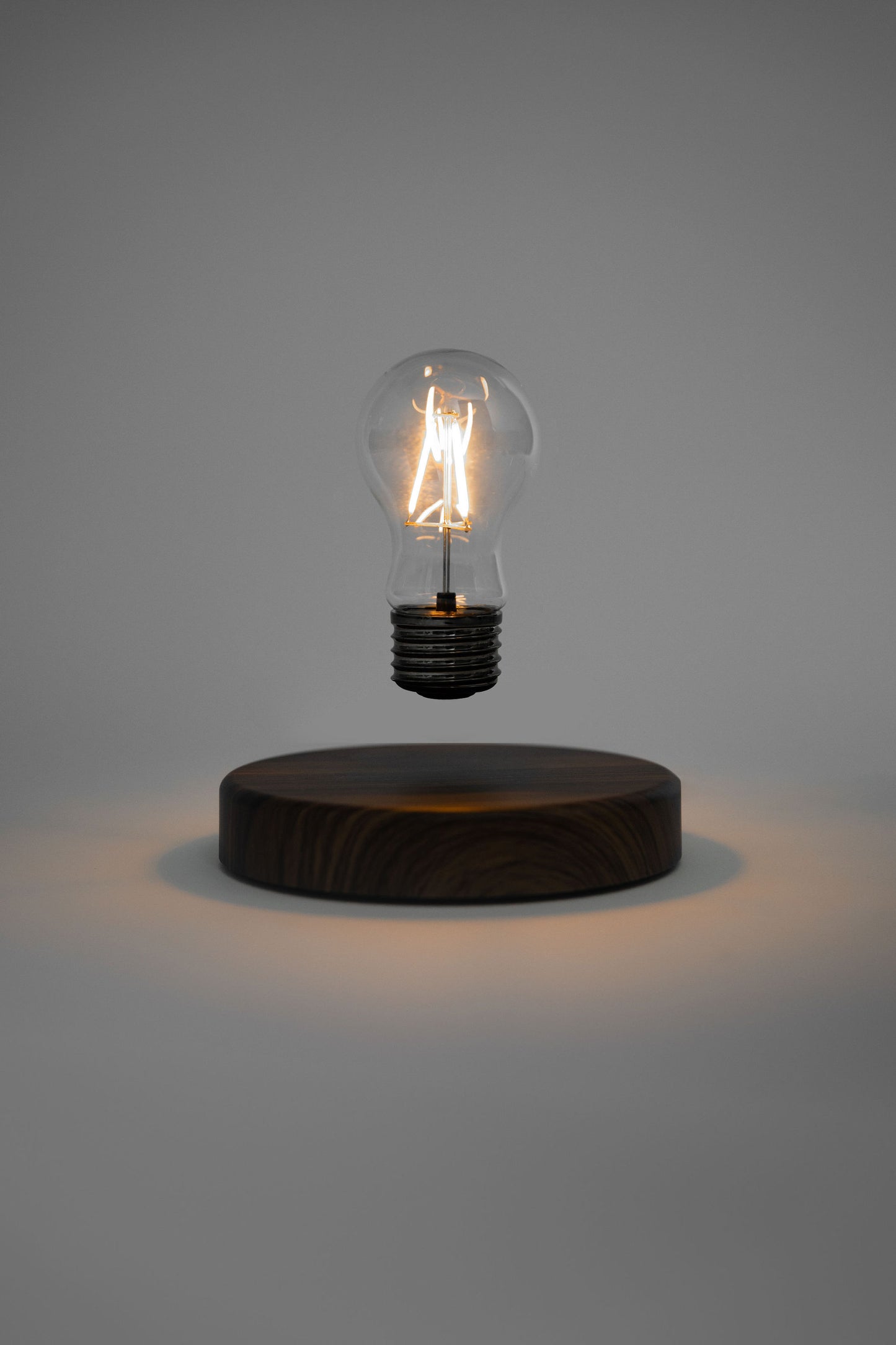 Minimalist Levitating Light Bulb